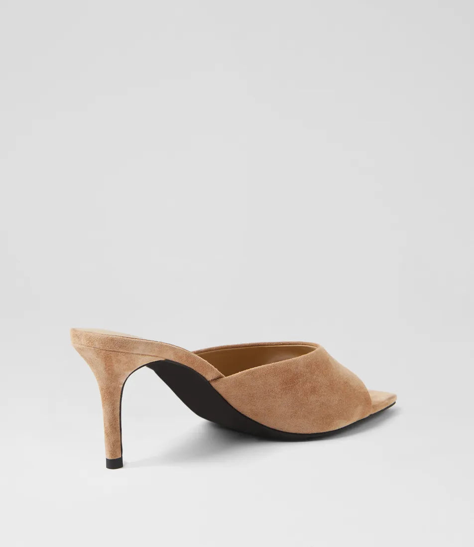 Preetence Light Choc Suede Sandals