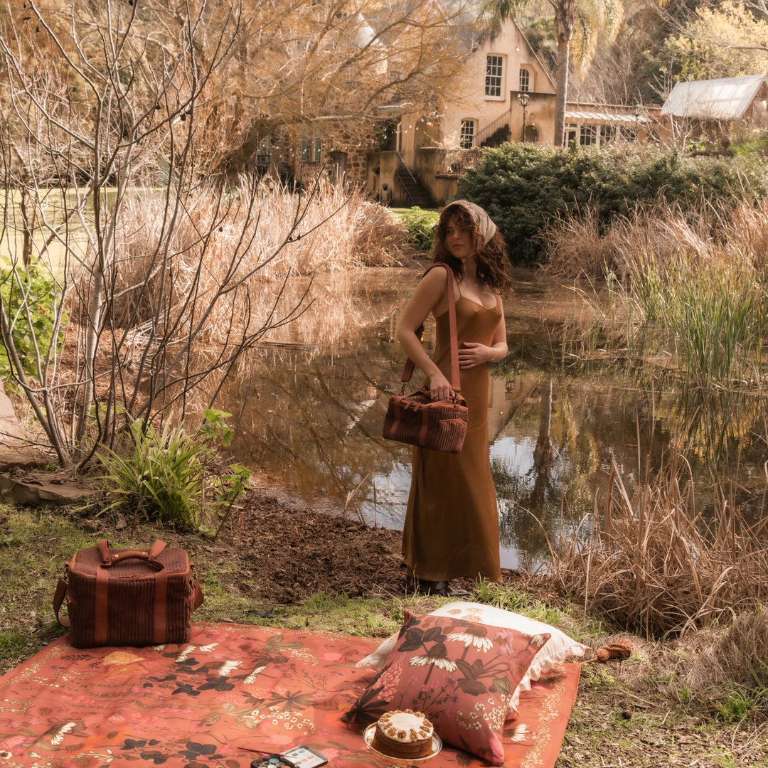 Flourish Sienna Cushion Cover - Medium