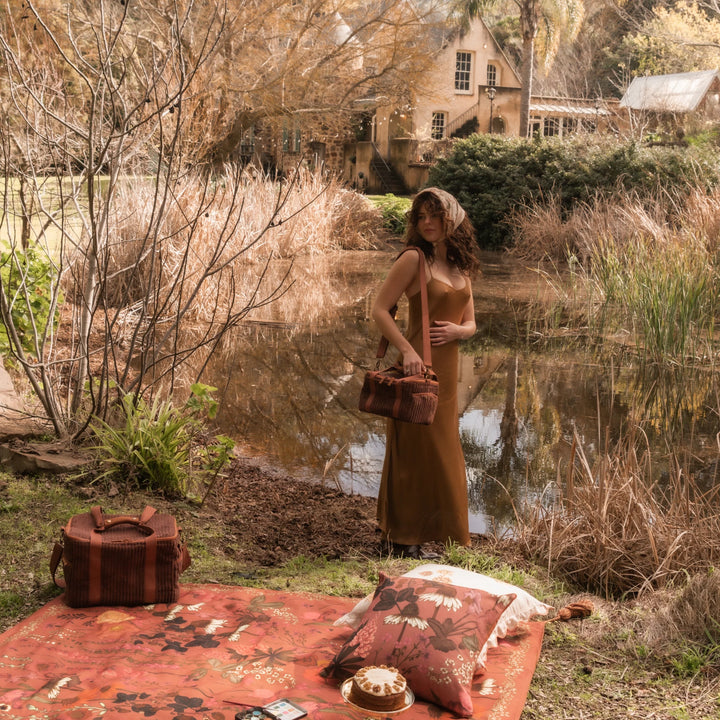 Flourish Sienna Cushion Cover - Medium