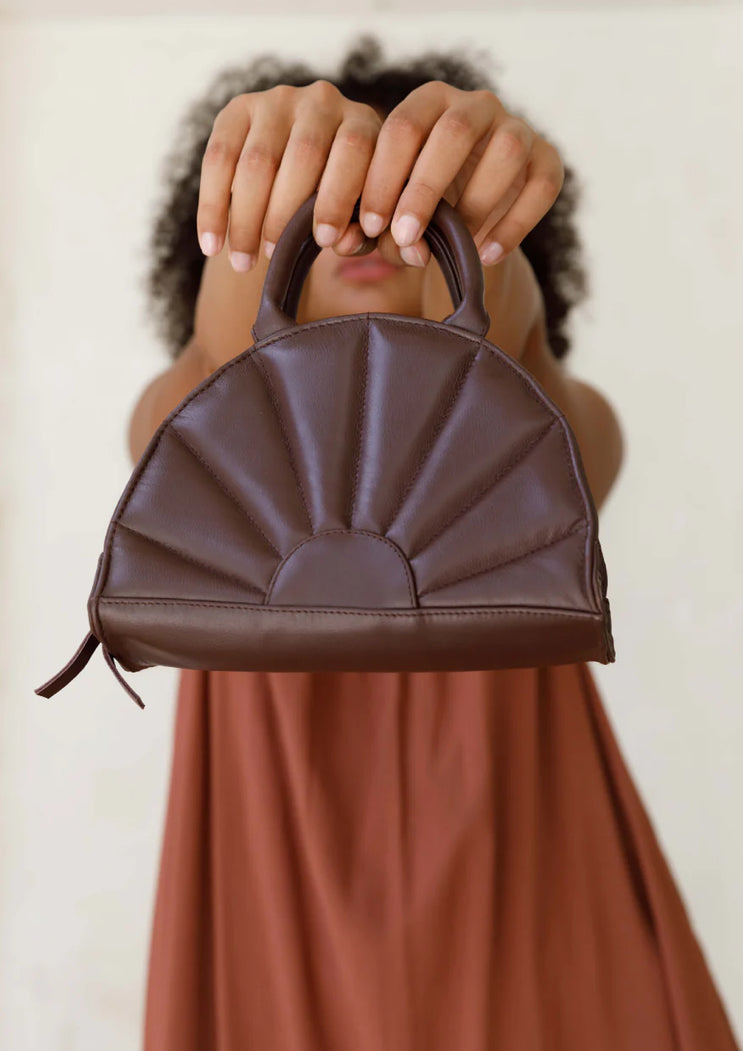 Soleil Mini Tote - Chocolate