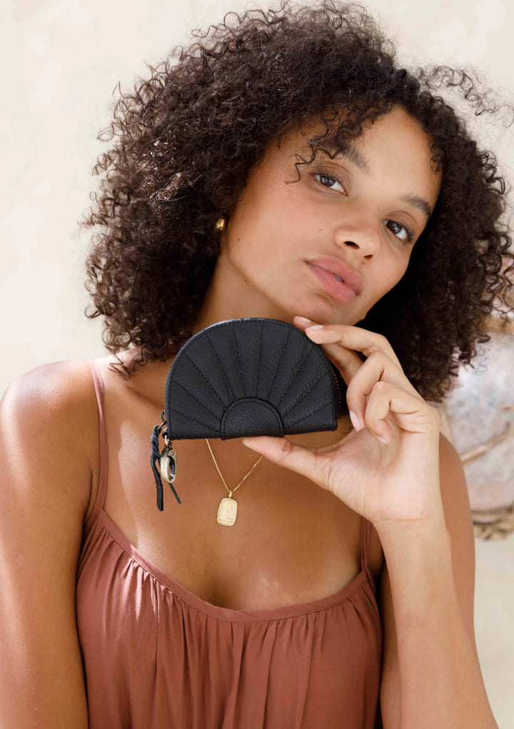 Soleil Purse - Textured Noir