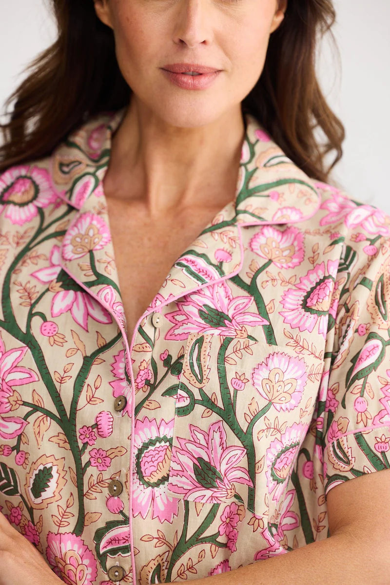 Namaste Pyjama Set - Fleur Print