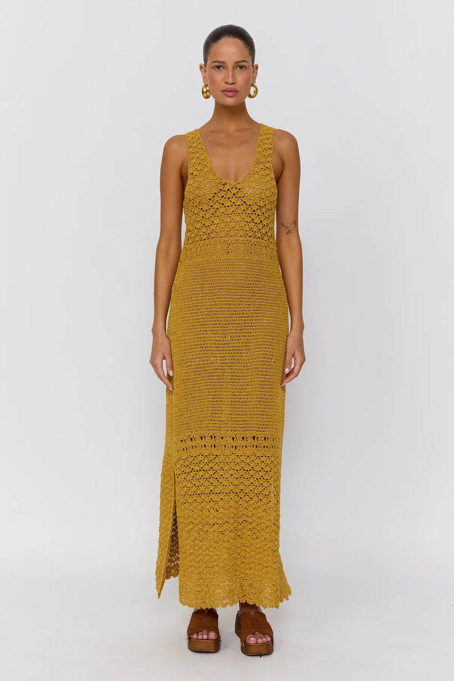 Francis Crochet Maxi Dress