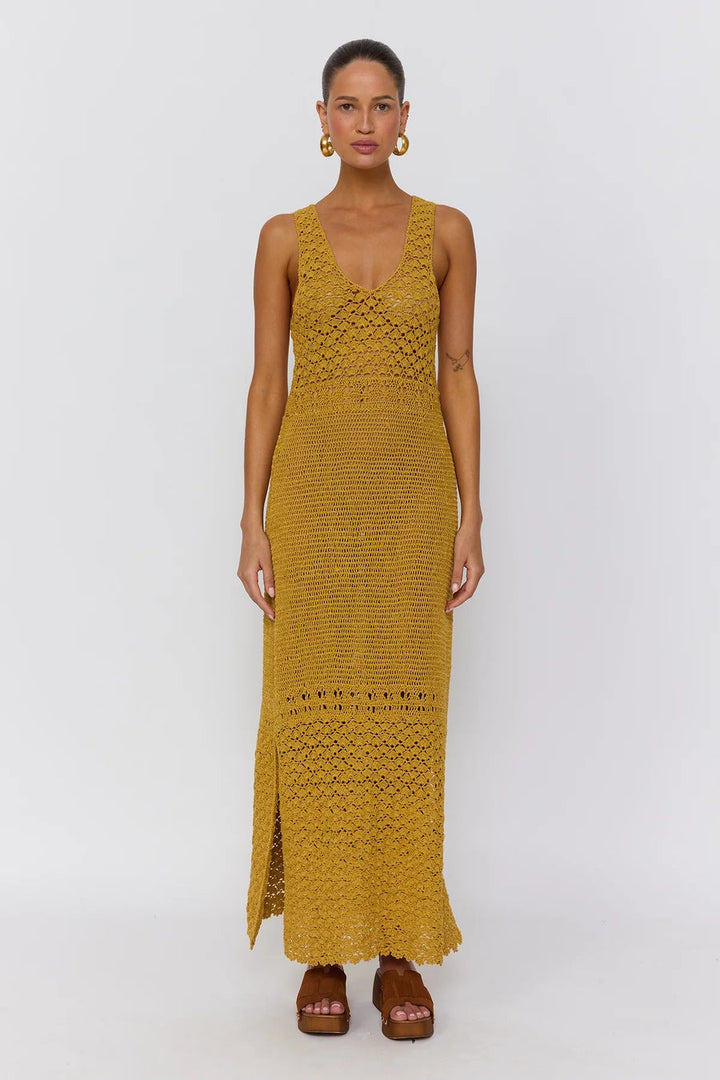 Francis Crochet Maxi Dress