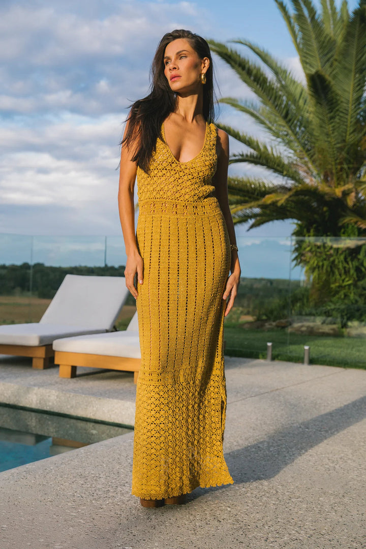 Francis Crochet Maxi Dress