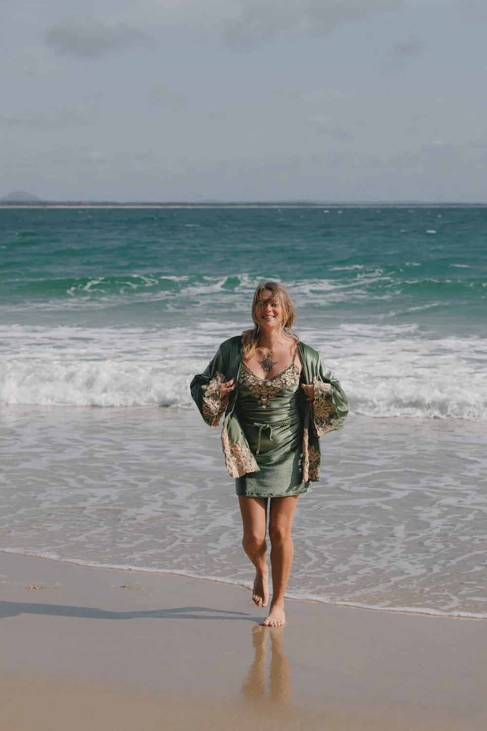 Hendrix Mini Dress | Moss