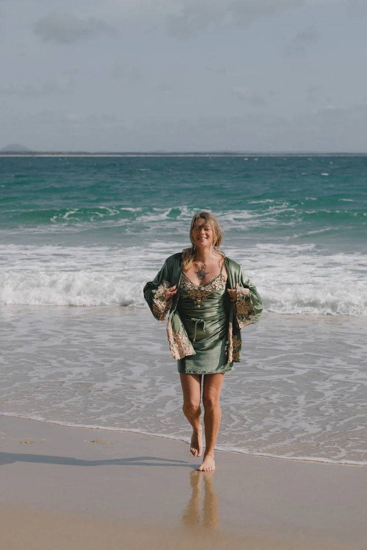 Hendrix Mini Dress | Moss