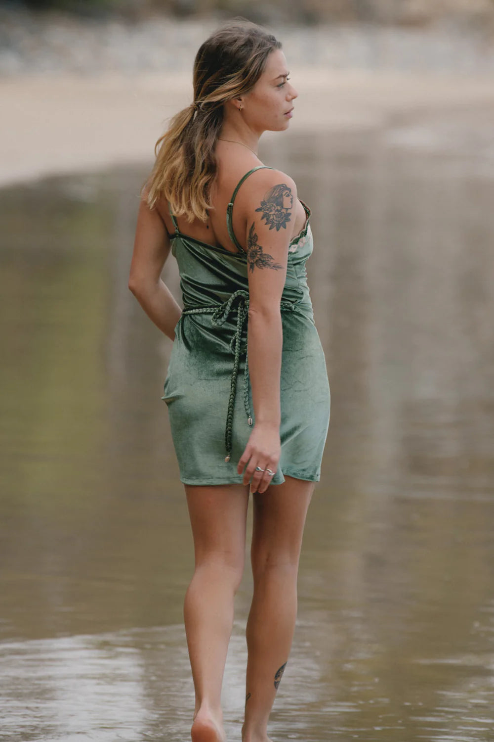 Hendrix Mini Dress | Moss