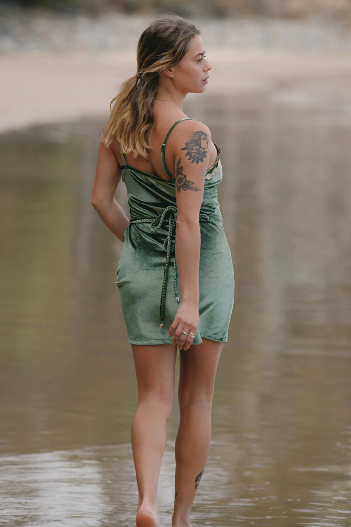 Hendrix Mini Dress | Moss