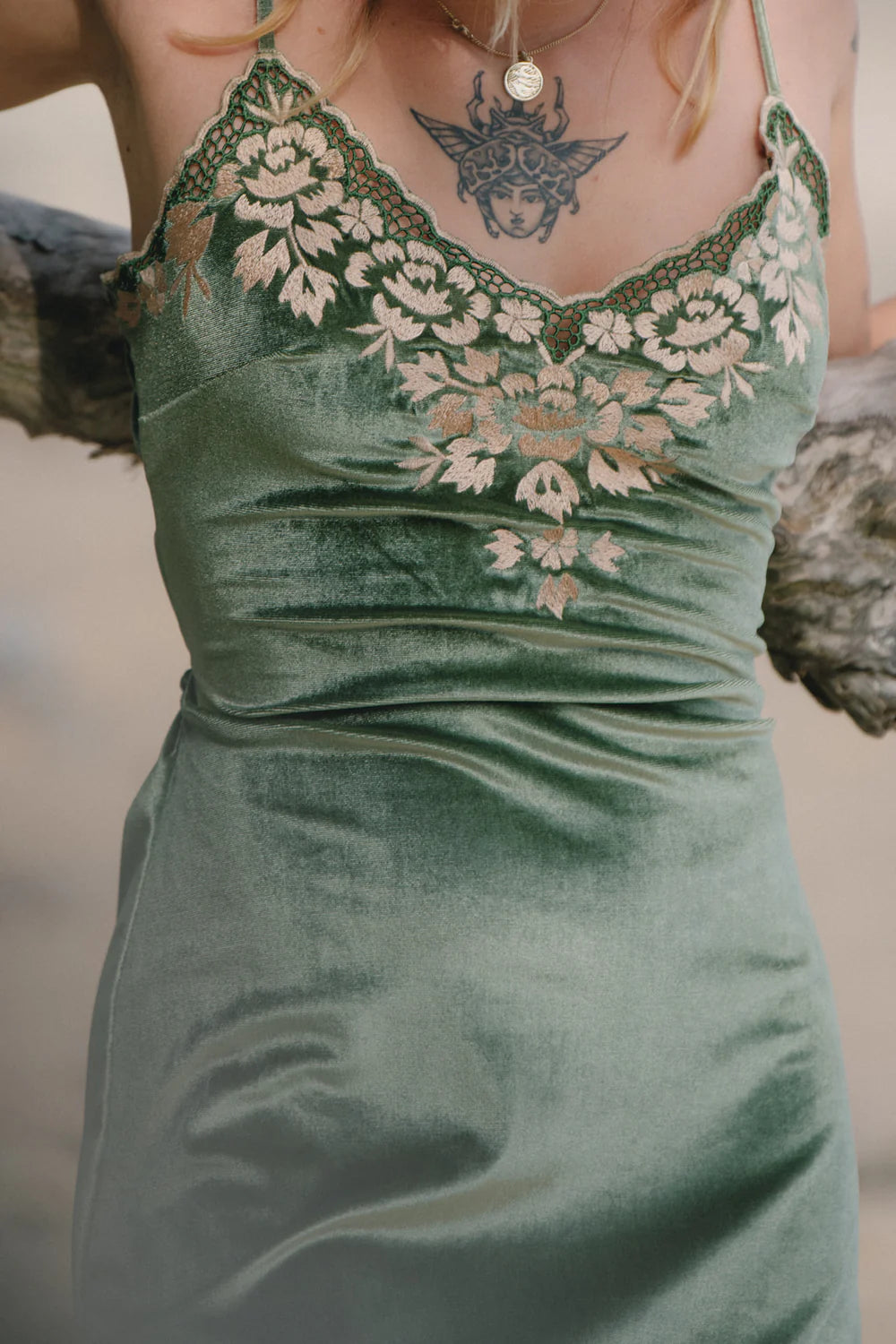 Hendrix Mini Dress | Moss