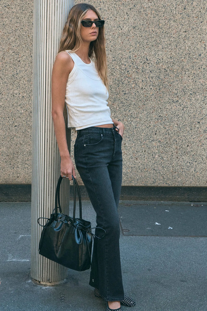 Midtown Bootcut Jean - Black Rock