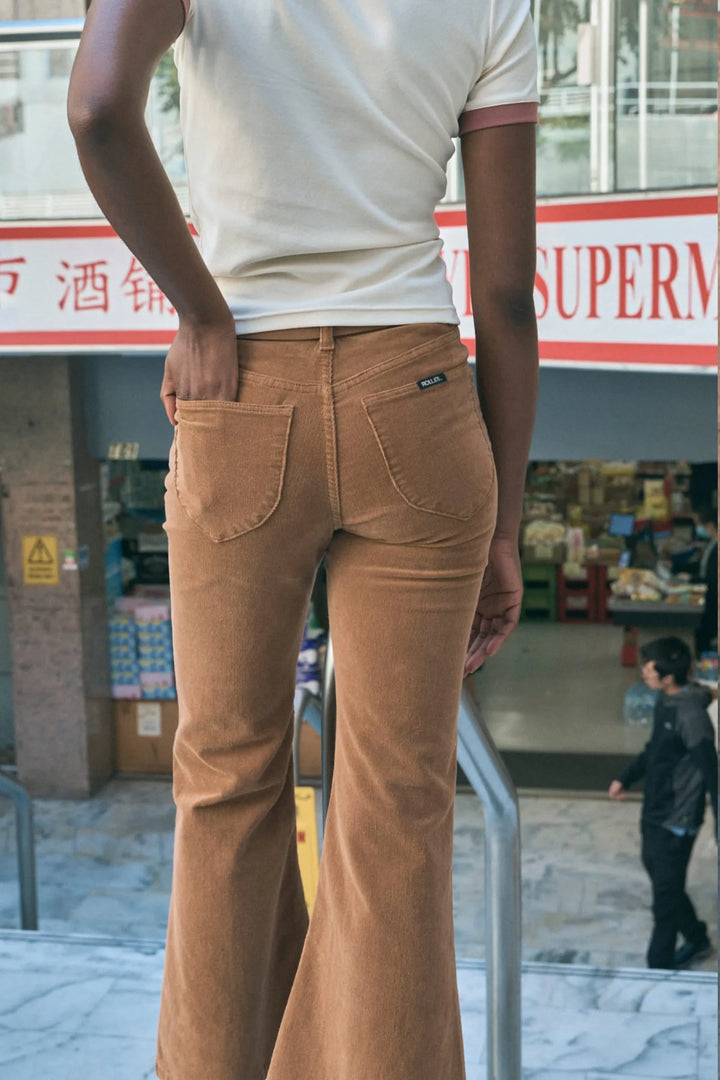 Eastcoast Flare Deco Jean - Caramel Cord