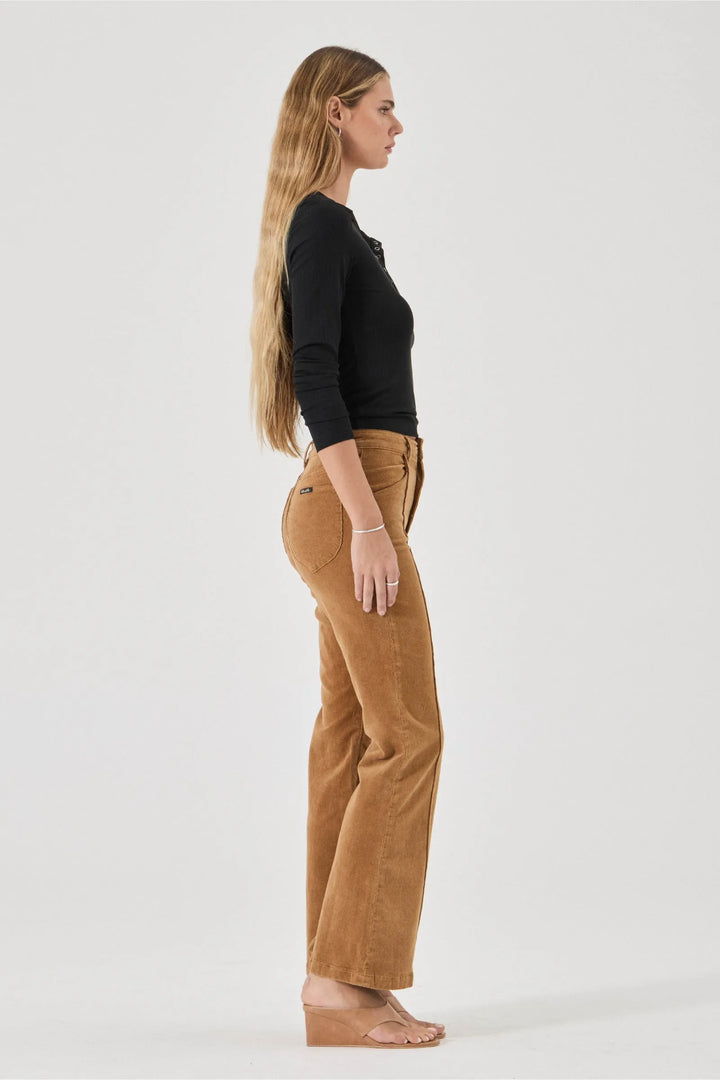 Eastcoast Flare Deco Jean - Caramel Cord