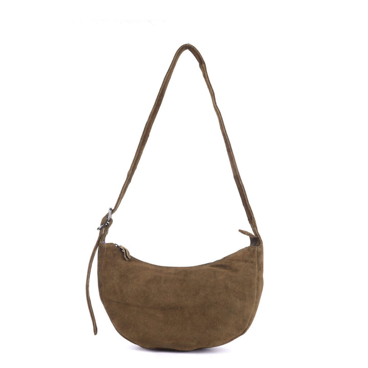 Tulip Suede Bag ~ Khaki