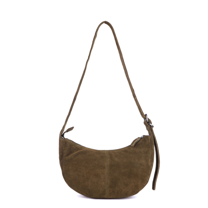 Tulip Suede Bag ~ Khaki