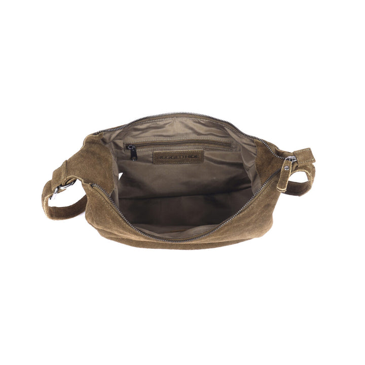 Tulip Suede Bag ~ Khaki