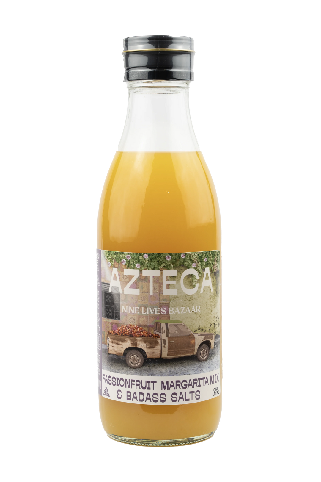 Nine Lives Bazaar x Azteca Passionfruit Margarita Mix + Badass Salts