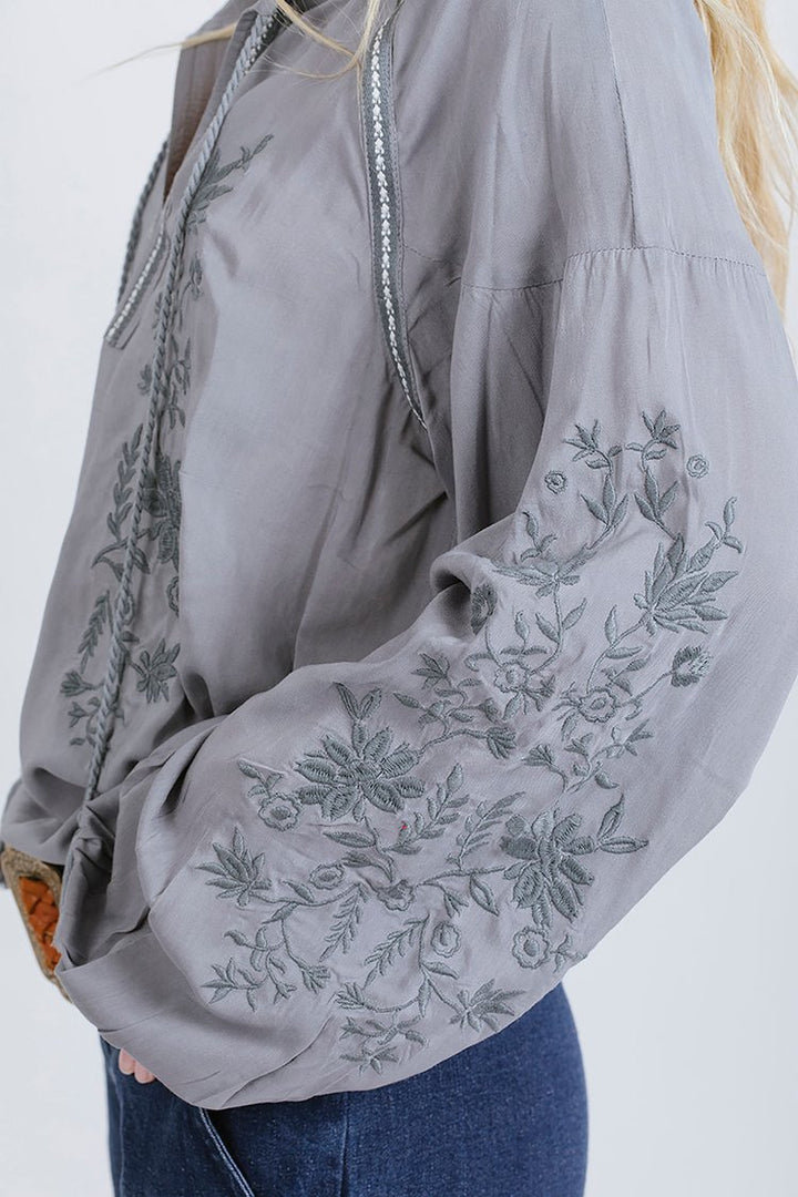 Desert Bloom Blouse - Silvermoon