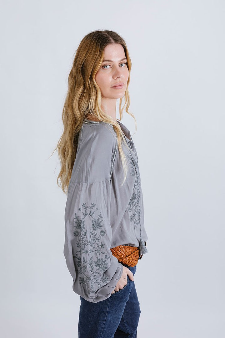 Desert Bloom Blouse - Silvermoon