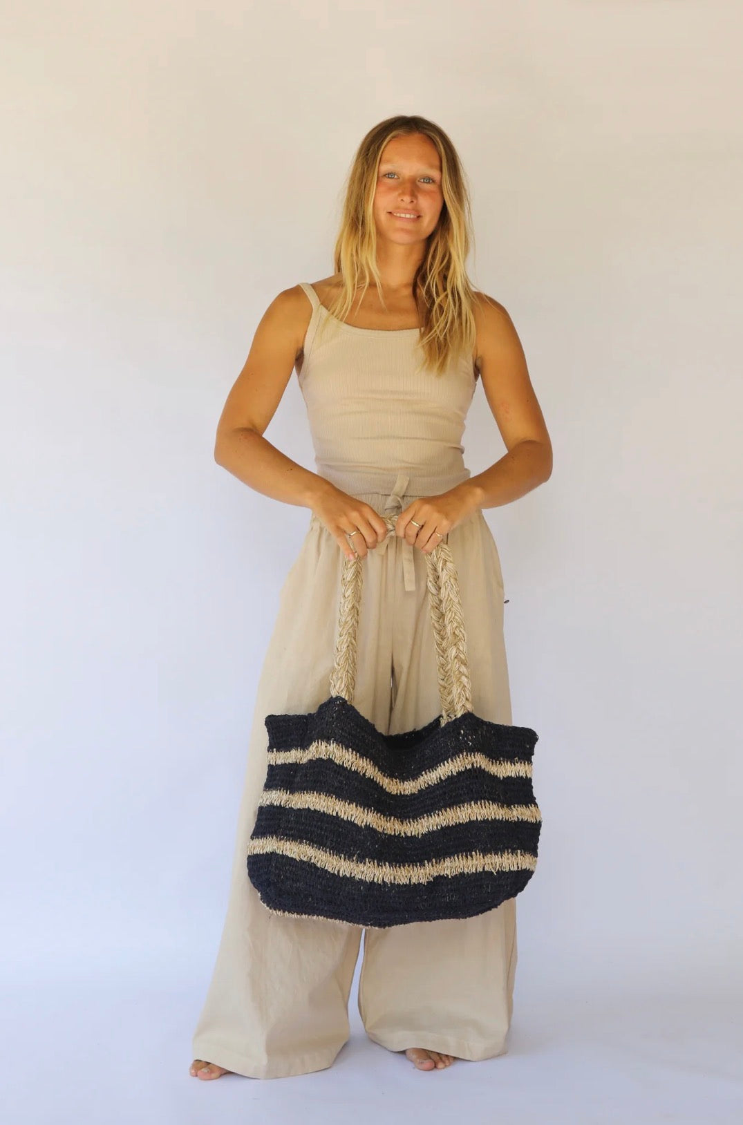 ELLE GRANDE TOTE | DRIFT STRIPE