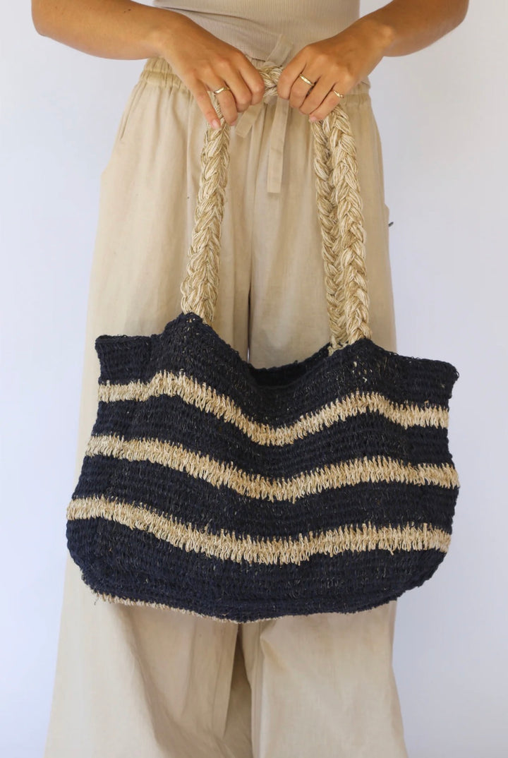 ELLE GRANDE TOTE | DRIFT STRIPE