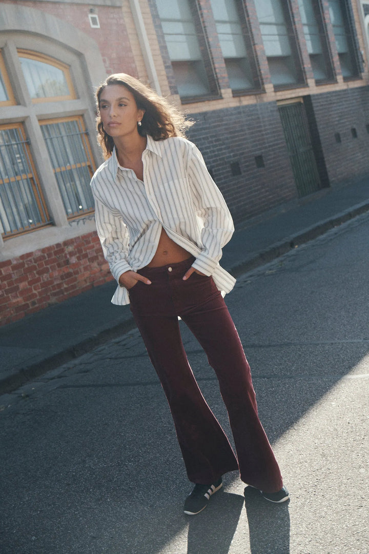 Eastcoast Flare Baby Cord - Oxblood