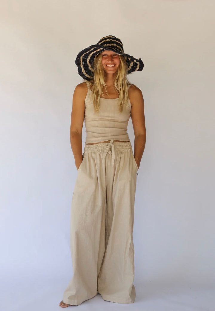 JANIS WIDE BRIM HAT | DRIFT STRIPE