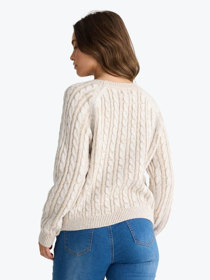 Ellie Knit - Biscuit Marle