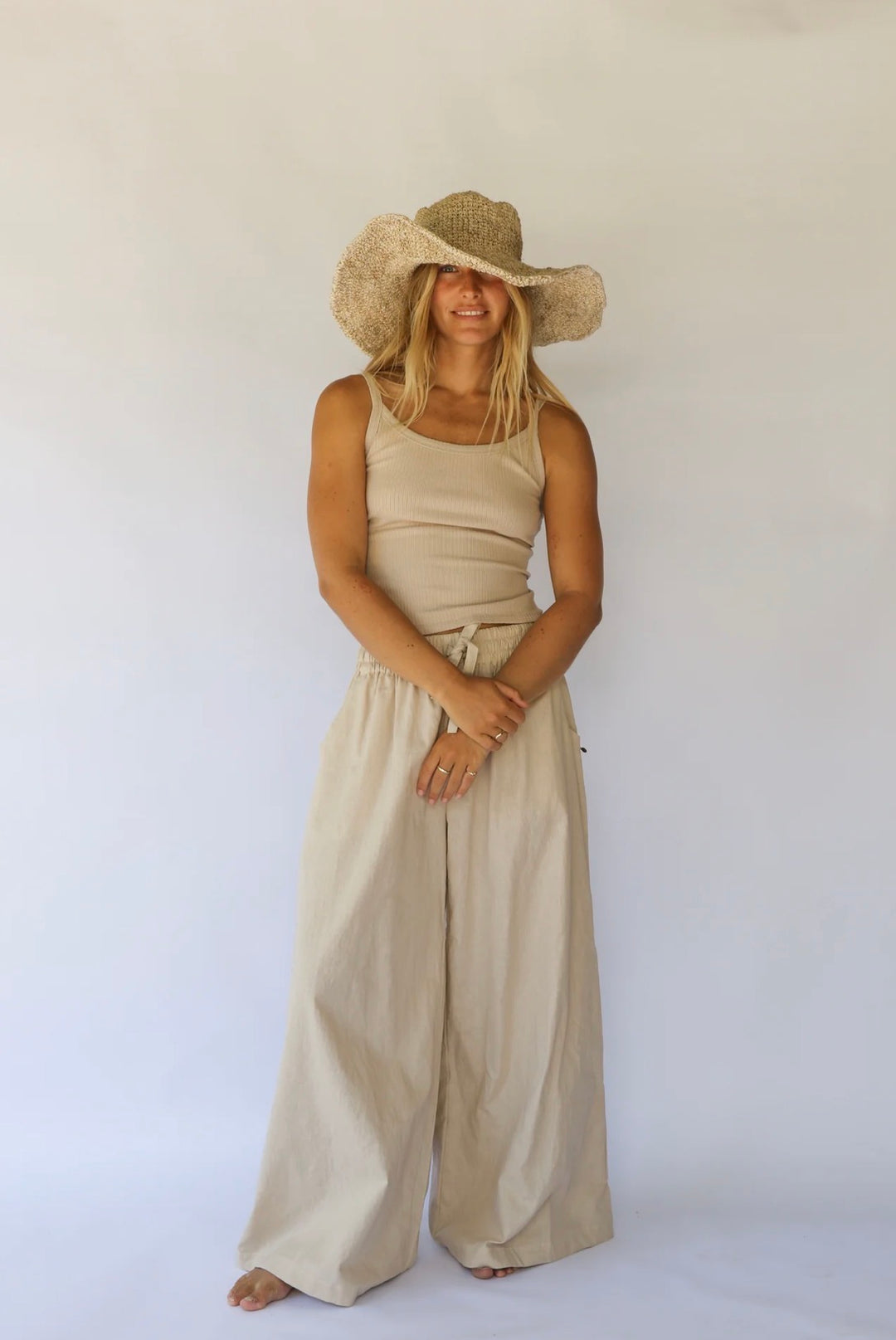 JANIS WIDE BRIM HAT | NATURAL
