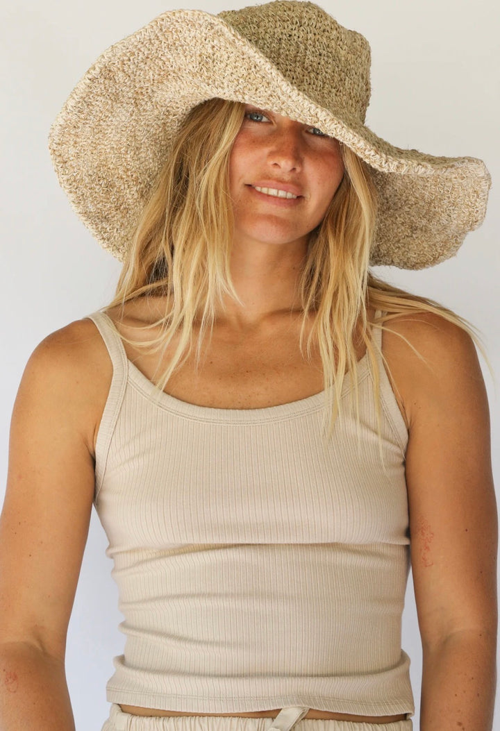 JANIS WIDE BRIM HAT | NATURAL