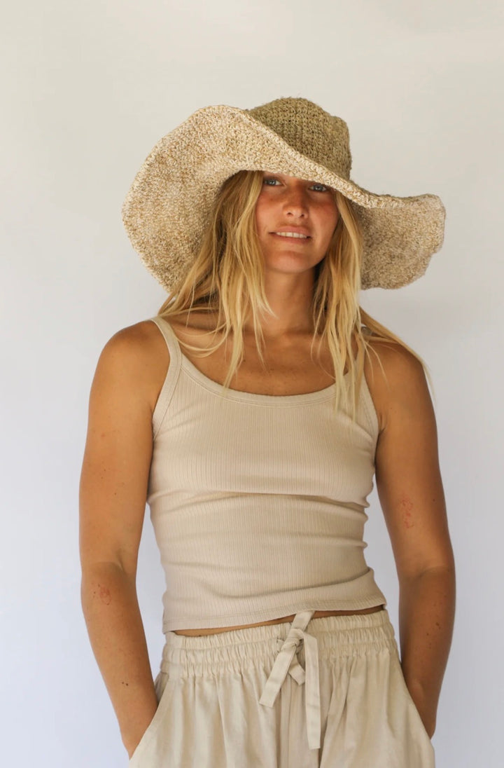 JANIS WIDE BRIM HAT | NATURAL