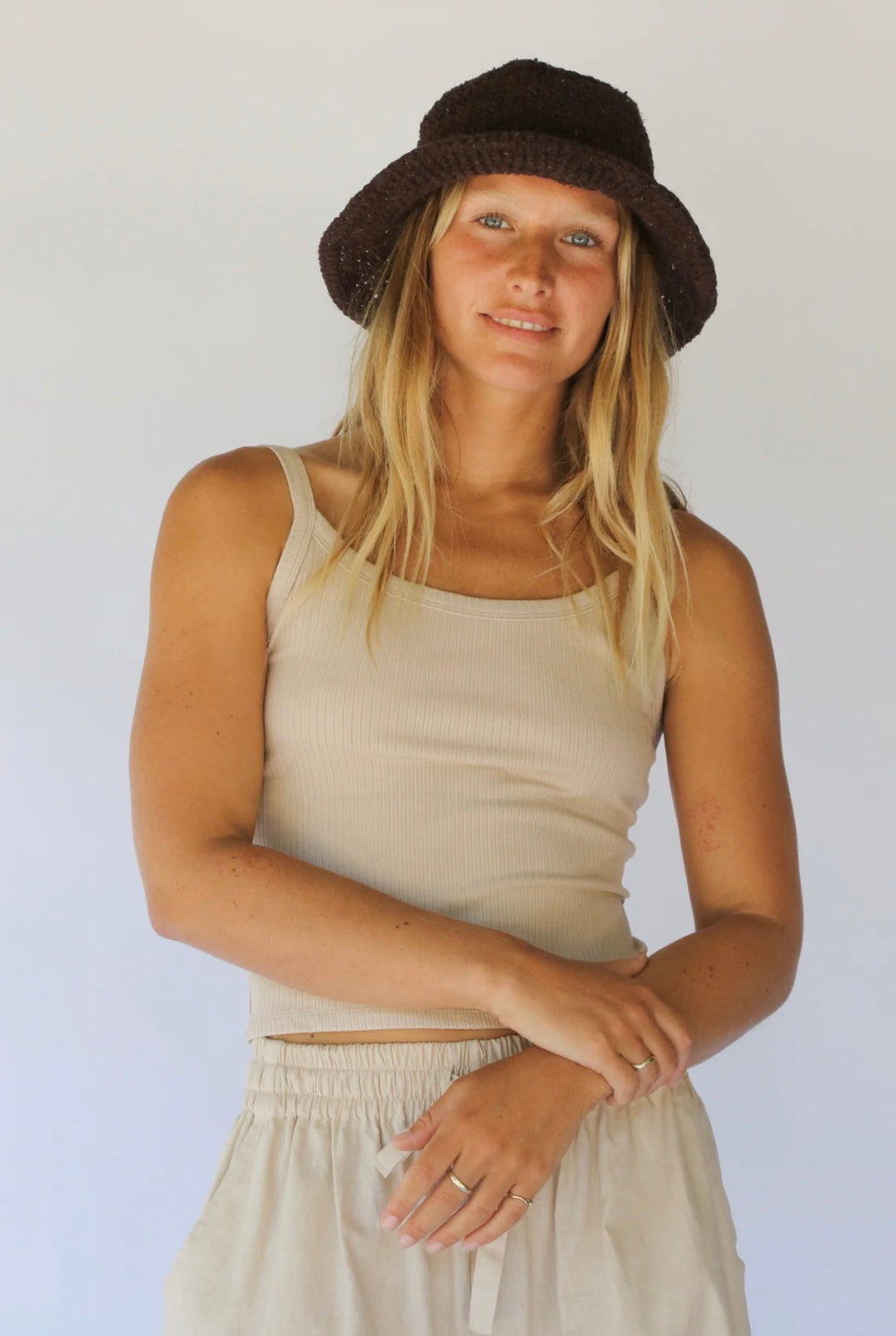 PEGGIE BUCKET HAT | COCOA