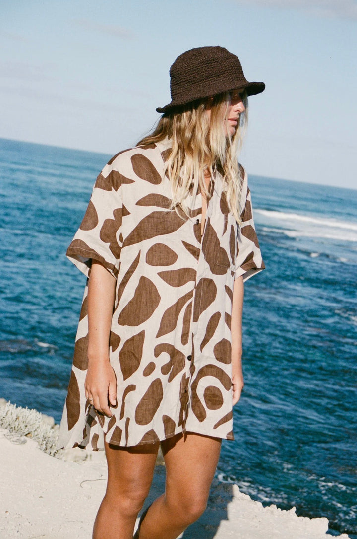 PEGGIE BUCKET HAT | COCOA