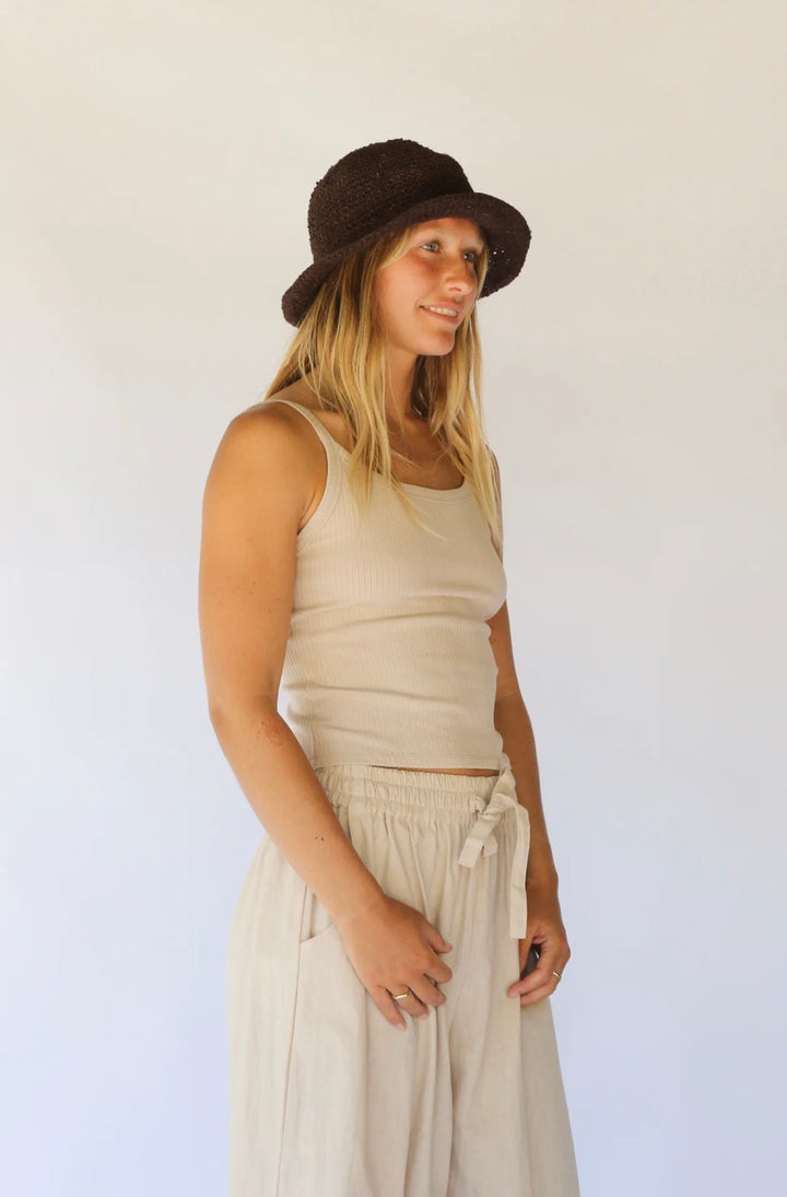PEGGIE BUCKET HAT | COCOA