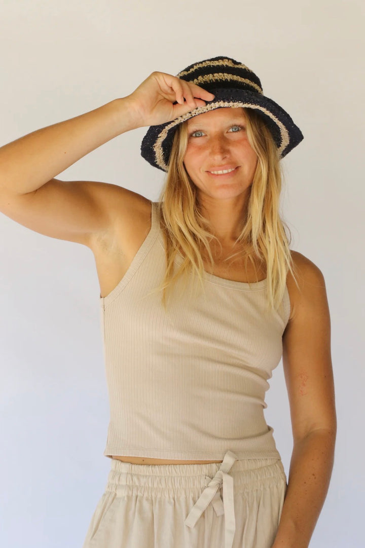 PEGGIE BUCKET HAT | DRIFT STRIPE