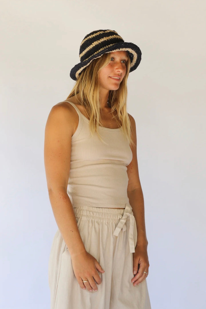 PEGGIE BUCKET HAT | DRIFT STRIPE
