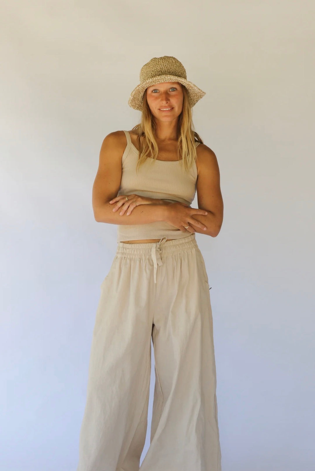 PEGGIE BUCKET HAT | NATURAL