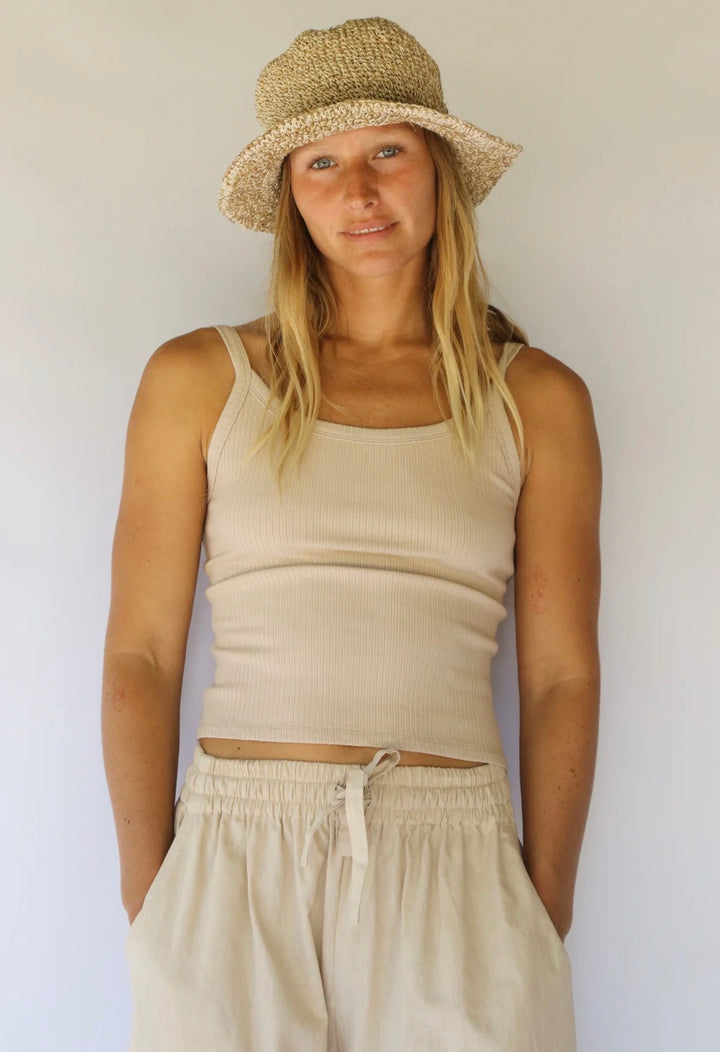 PEGGIE BUCKET HAT | NATURAL