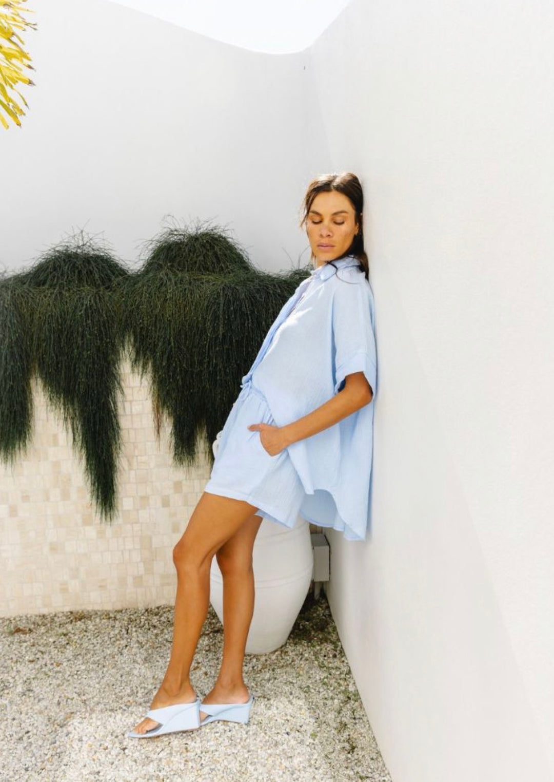 DREAMTIME BUBBLE SHORTS - BONDI BLUE