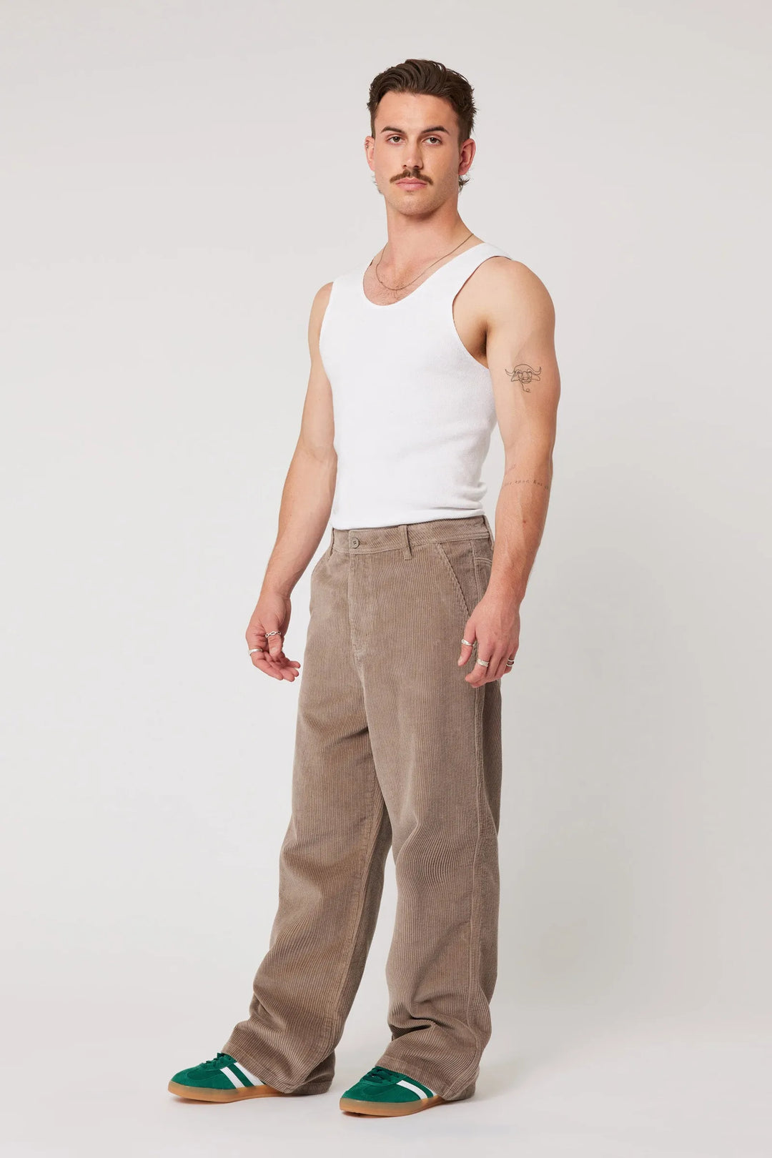 Ezy Cord Pant - Stone