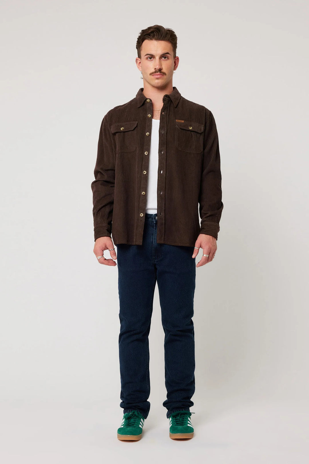 Trailer Chunky Cord Shirt - Brown