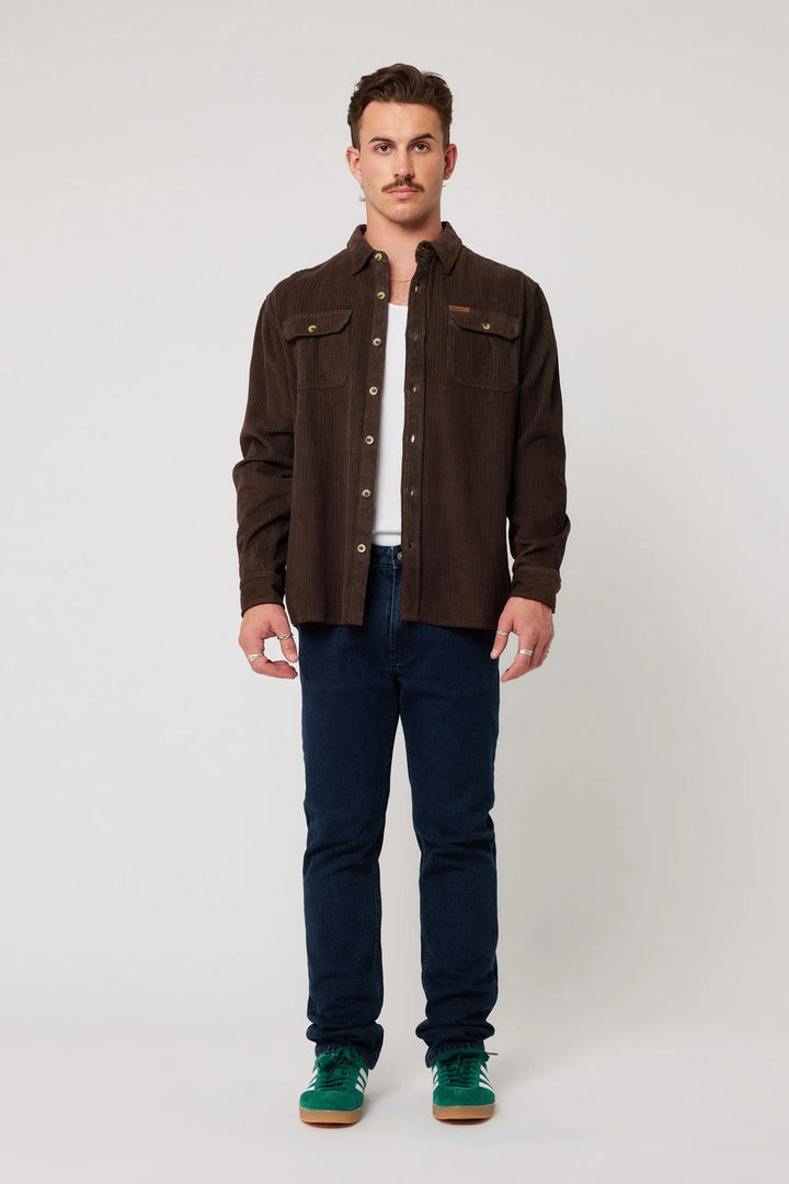 Trailer Chunky Cord Shirt - Brown