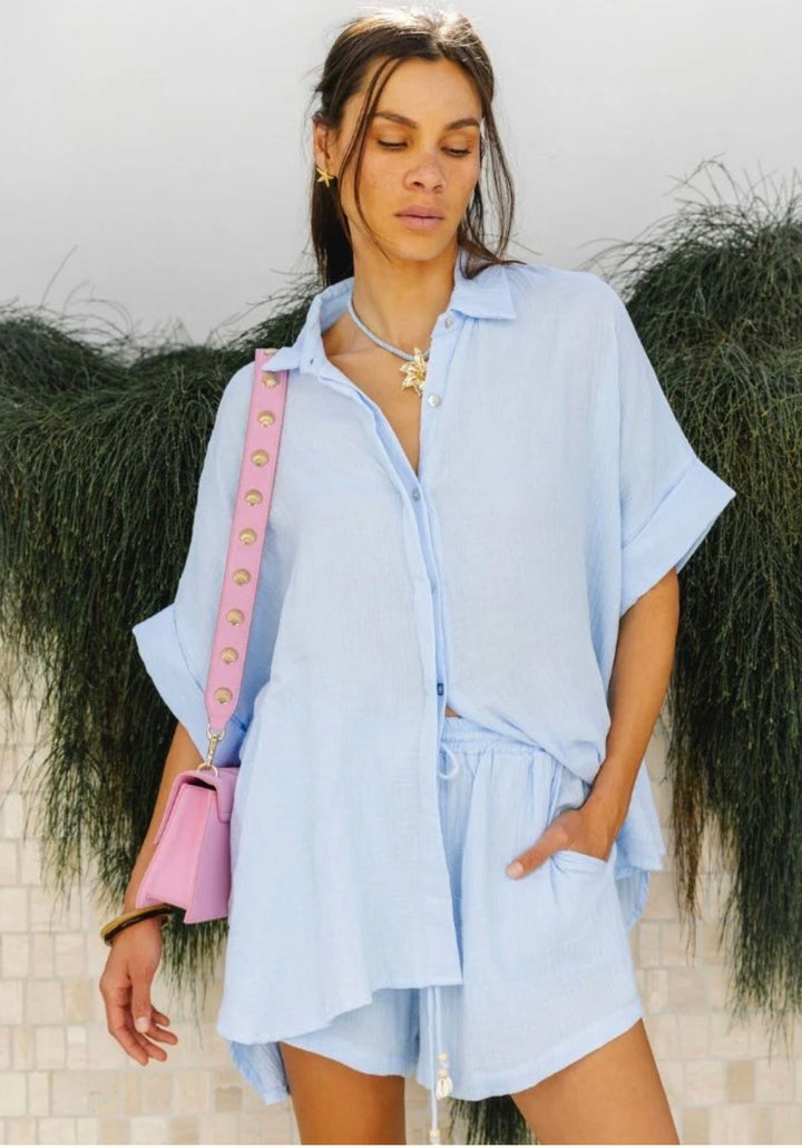 MILOS SHIRT - BONDI BLUE