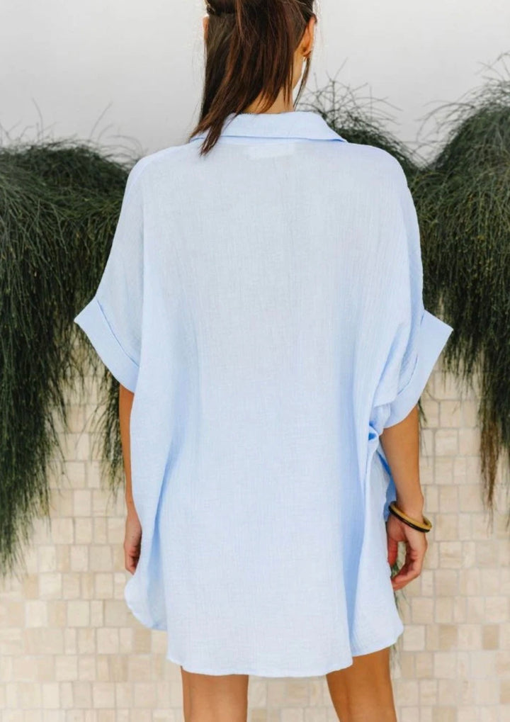 MILOS SHIRT - BONDI BLUE