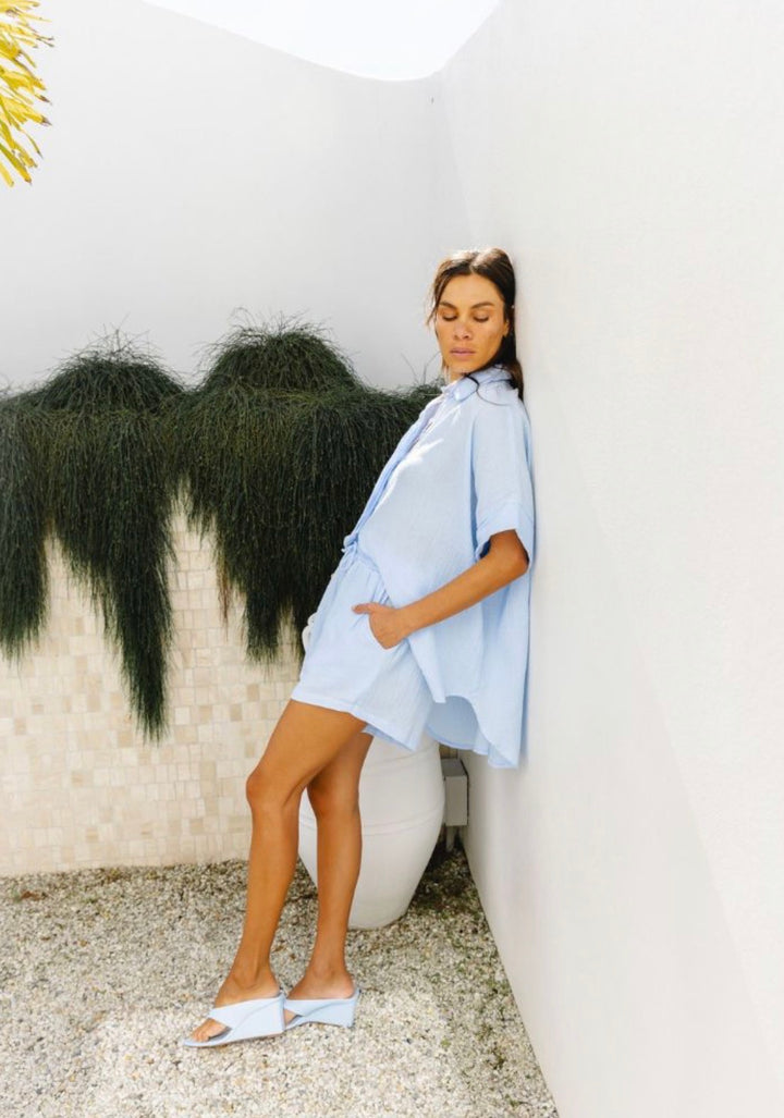 MILOS SHIRT - BONDI BLUE