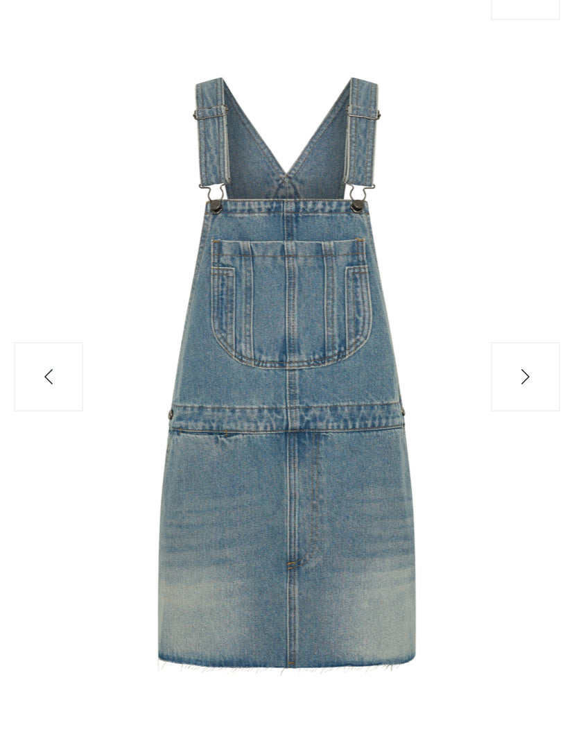 Sloan Mini Pini Denim Dress - Bolt Blue