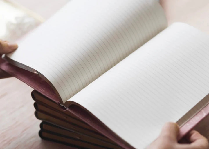 A5 Origins Vegan Leather Journal - Lined (Black)