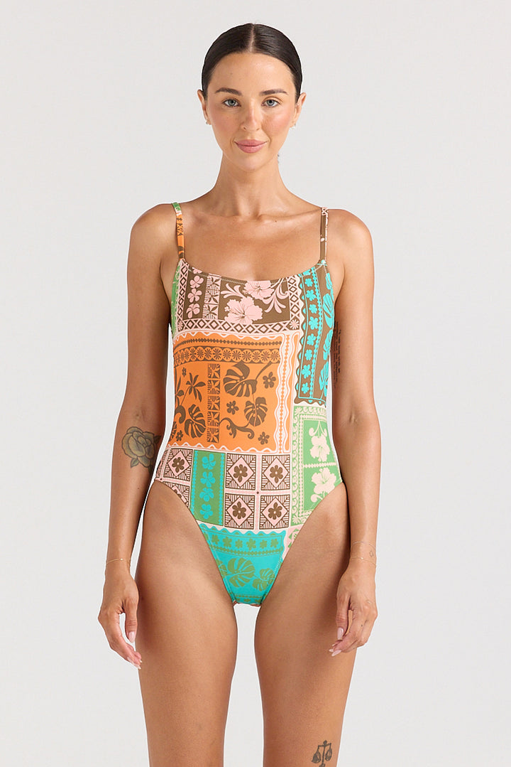 Ibisco Singlet One Piece Swimsuit - Sunset