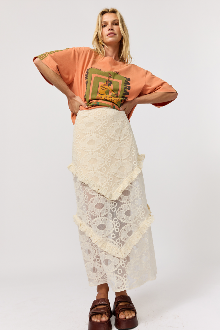 Tyler Maxi Skirt - Cloud