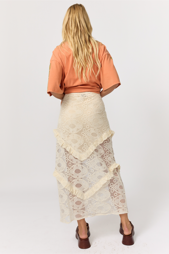 Tyler Maxi Skirt - Cloud